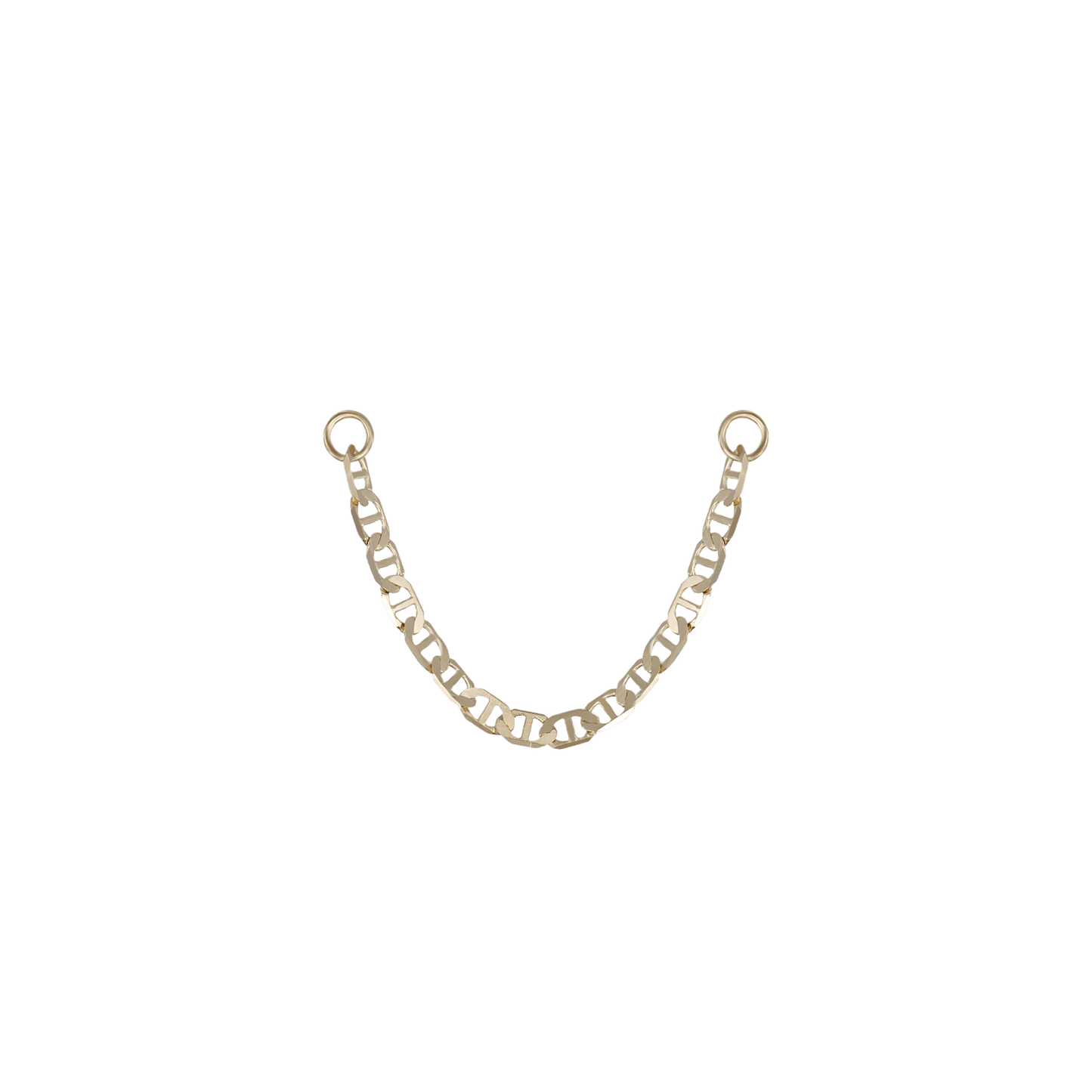 BEATTI Chain Attachments KOR_ 002 • 14K Gold Chain Attachment KOR_ 002 • 14K Gold Chain Attachment