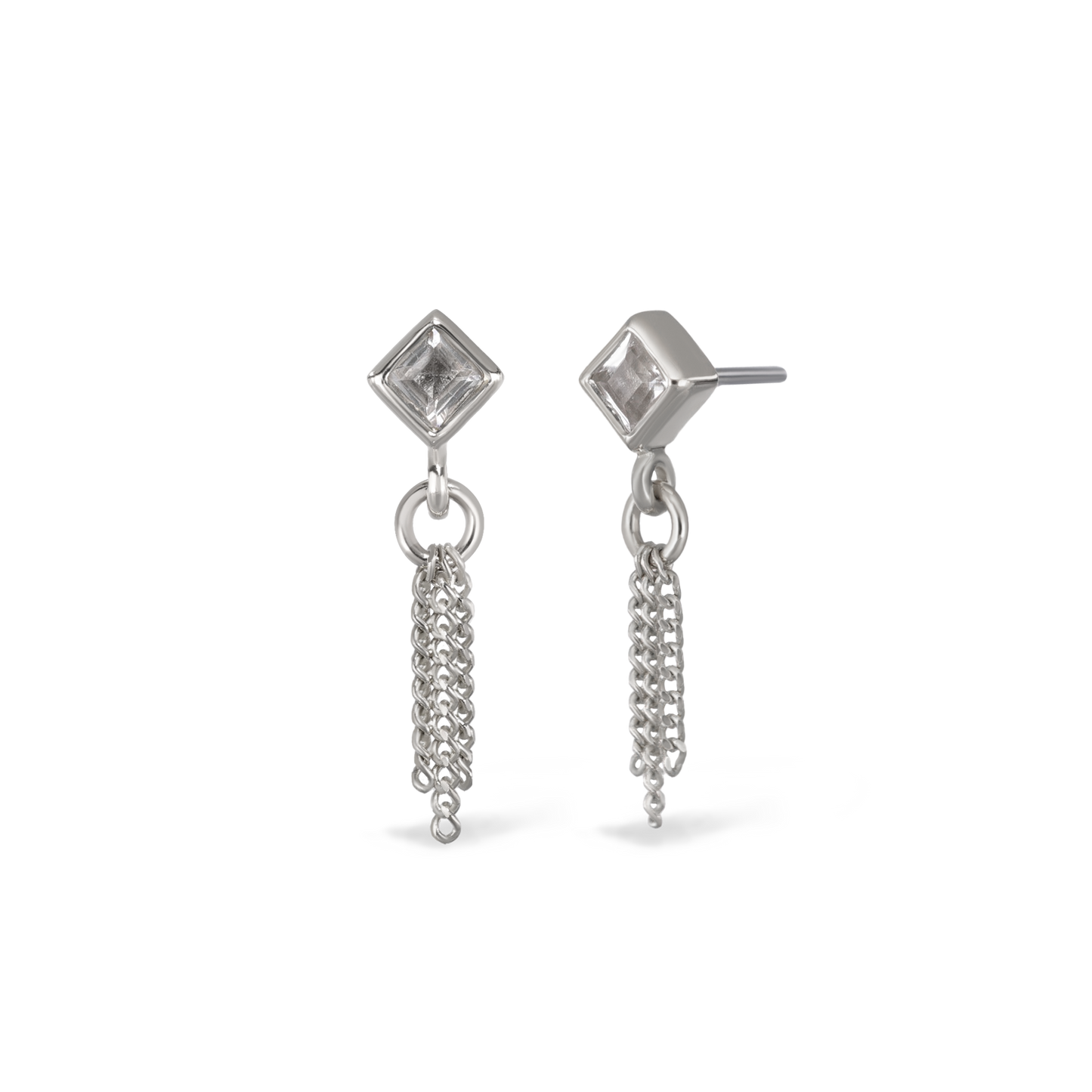 Miel II • White Topaz 3 C-Chain Tassel
