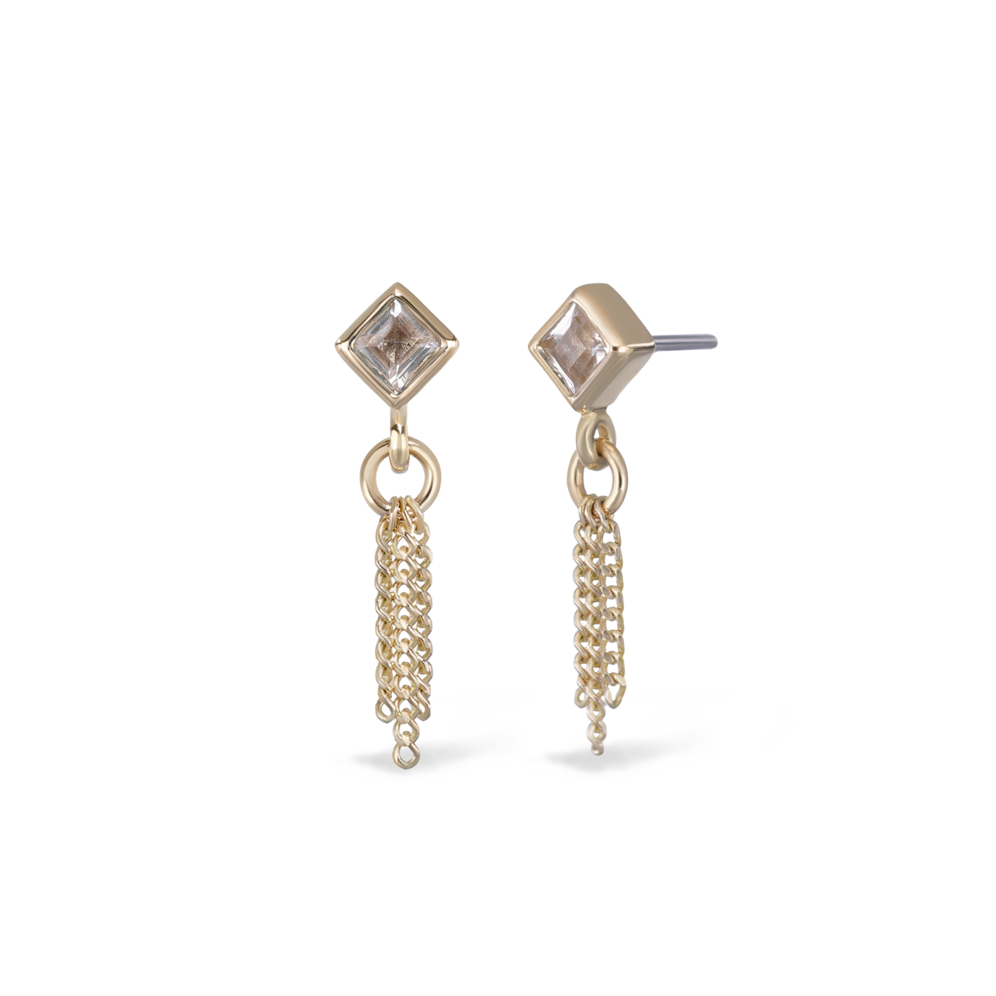 Miel II • White Topaz 3 C-Chain Tassel