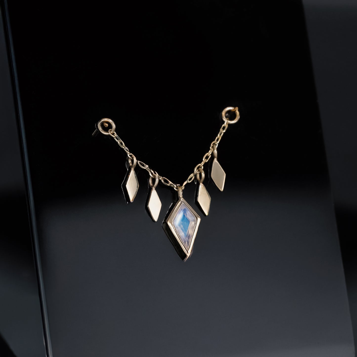 Patra Chain Attachment with Rainbow Moonstone