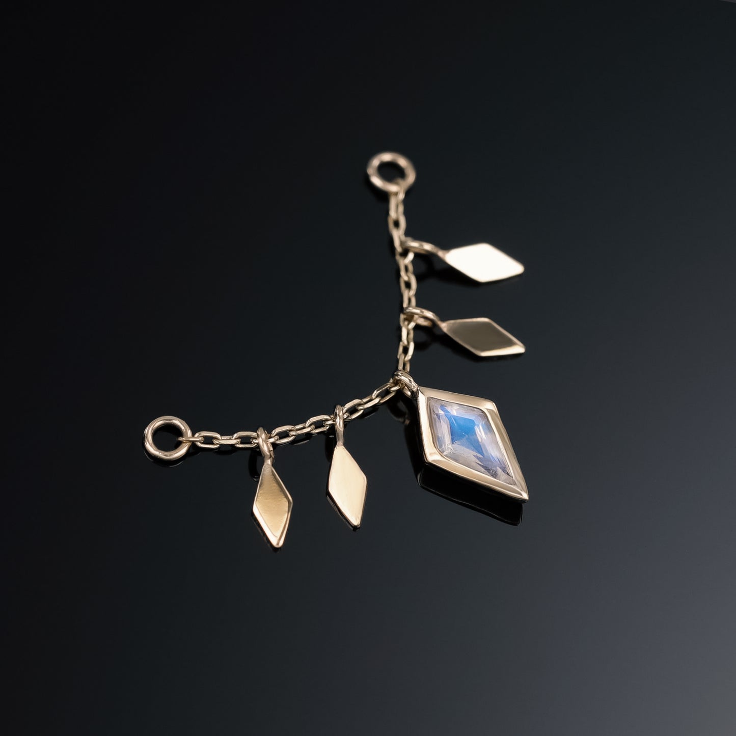 Patra Chain Attachment with Rainbow Moonstone