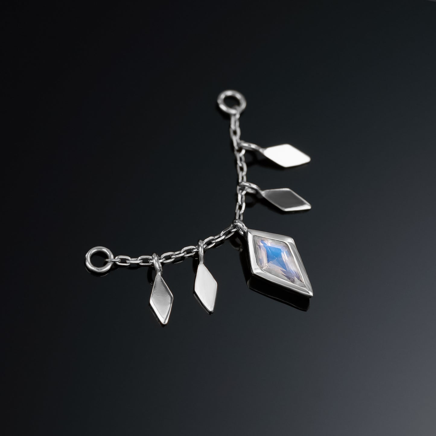 Patra Chain Attachment with Rainbow Moonstone