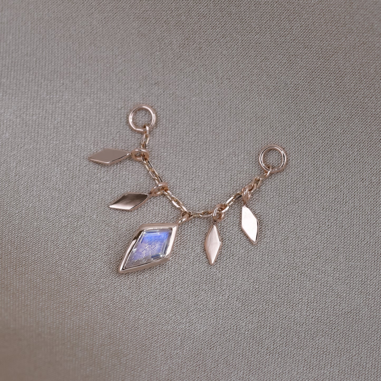 Patra Chain Attachment with Rainbow Moonstone