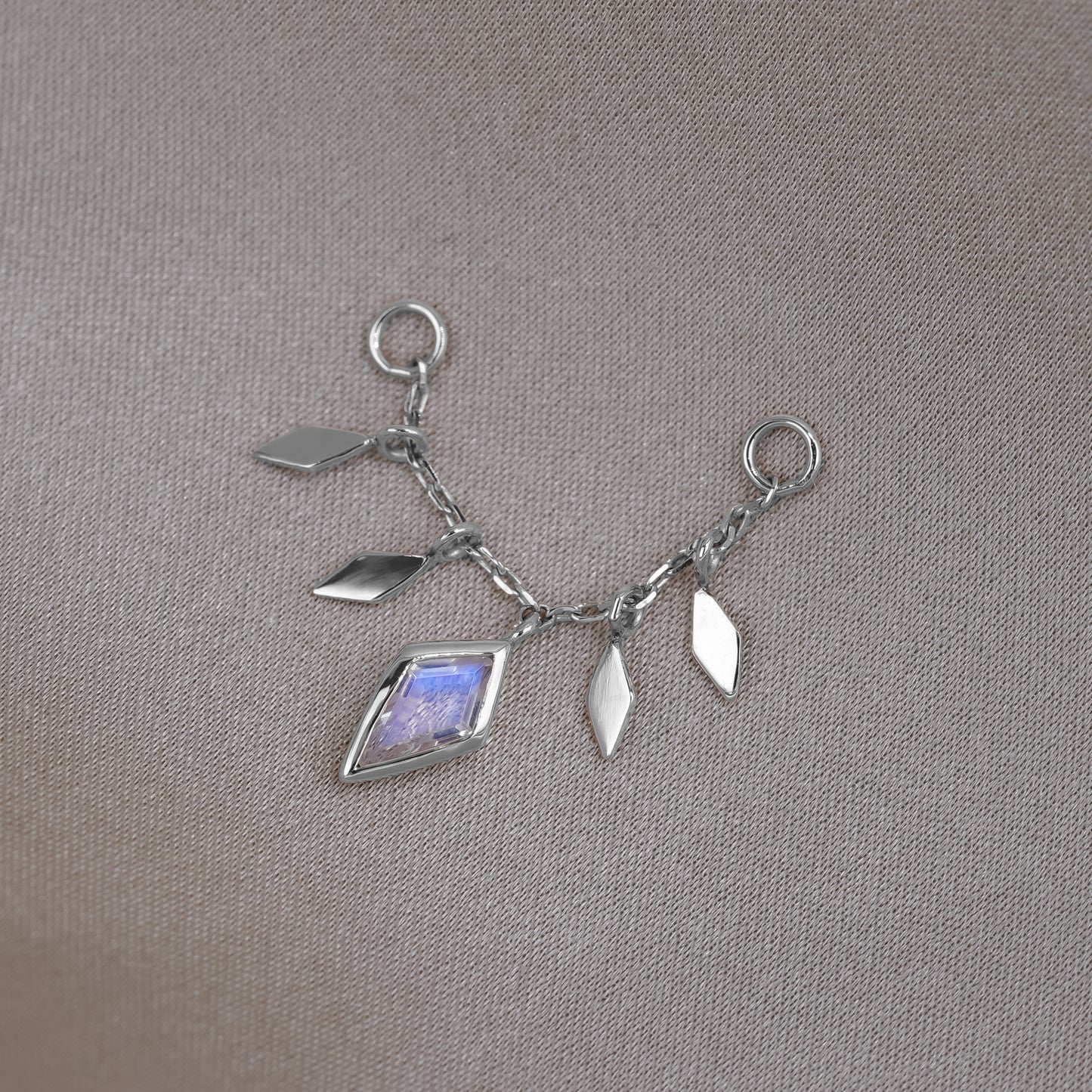 Patra Chain Attachment with Rainbow Moonstone