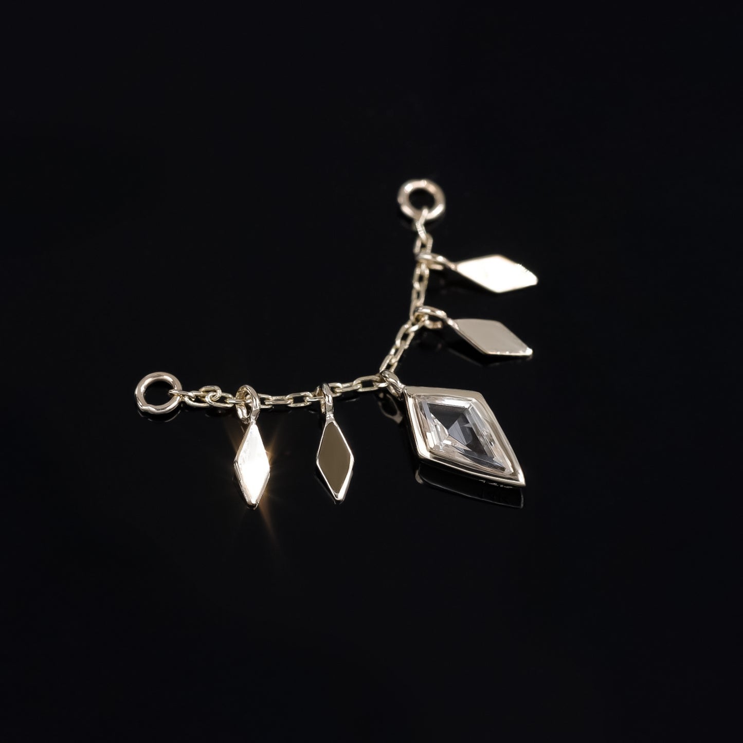 Patra Chain Attachment with White Topaz