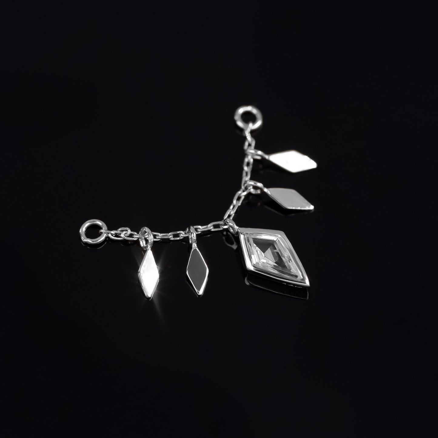 Patra Chain Attachment with White Topaz
