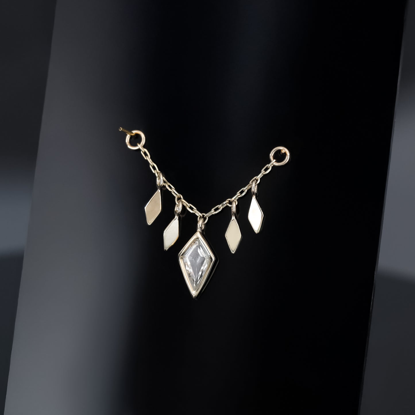 Patra Chain Attachment with White Topaz