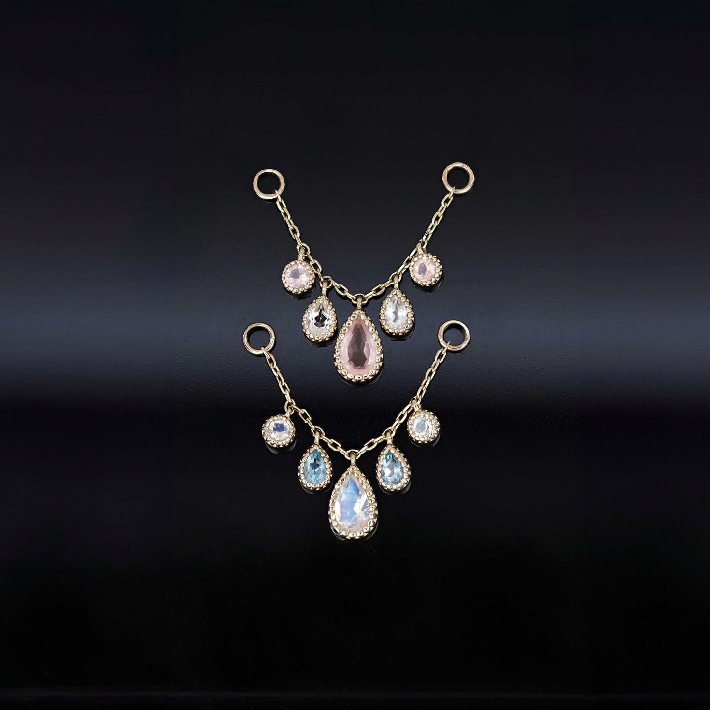 Colette • Pink and Green Tourmaline