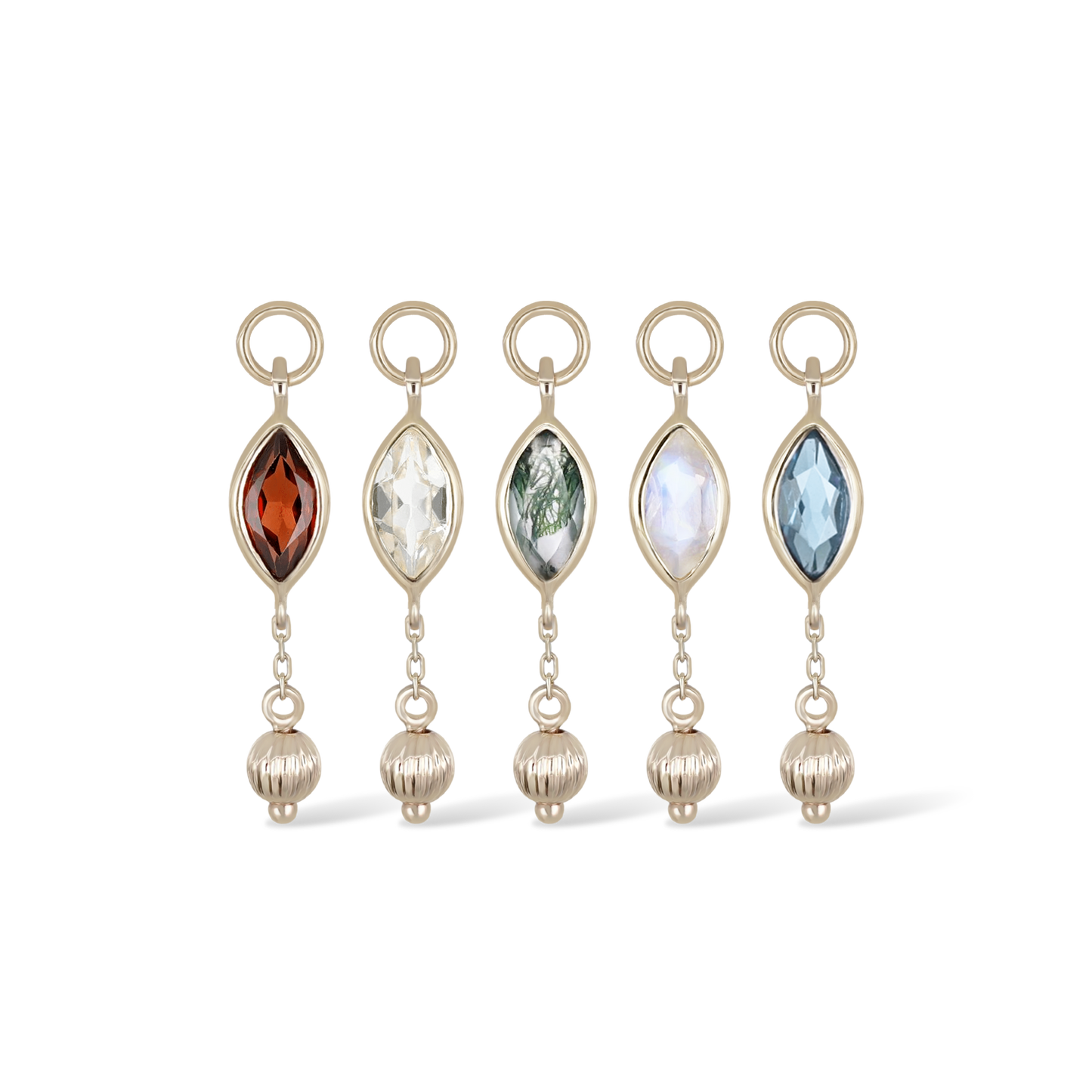 Aris • Golden Bead Drop Charm