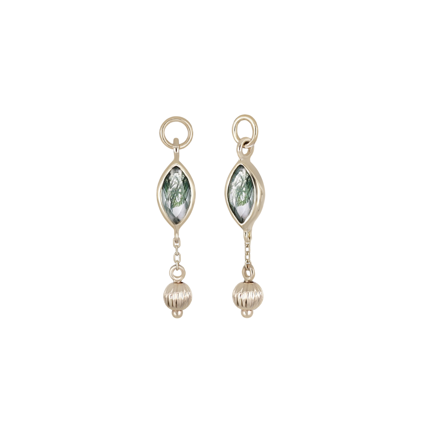 Aris • Golden Bead Drop Charm