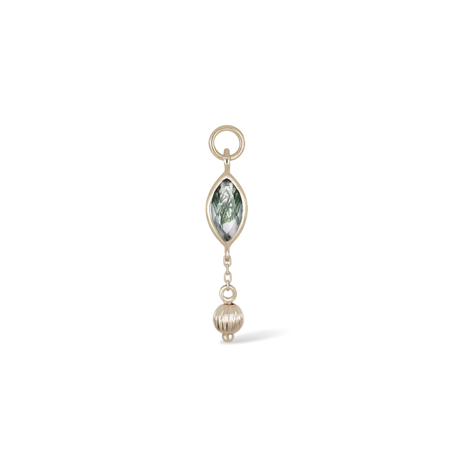 Aris • Golden Bead Drop Charm
