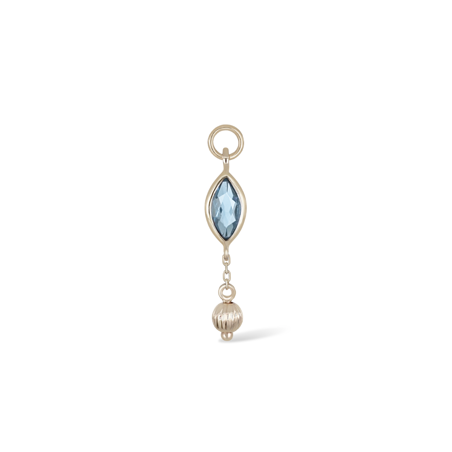 Aris • Golden Bead Drop Charm