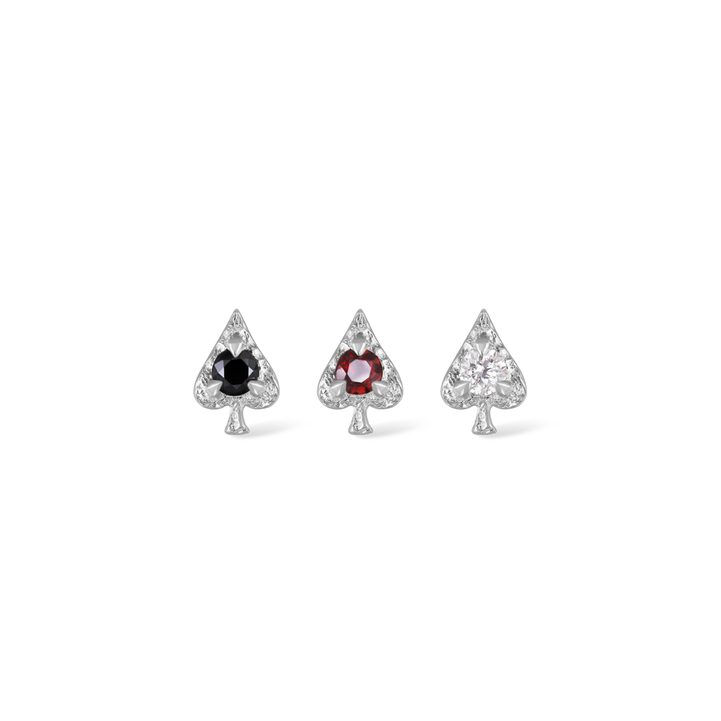Spade • Ace of Gems Flatback Stud