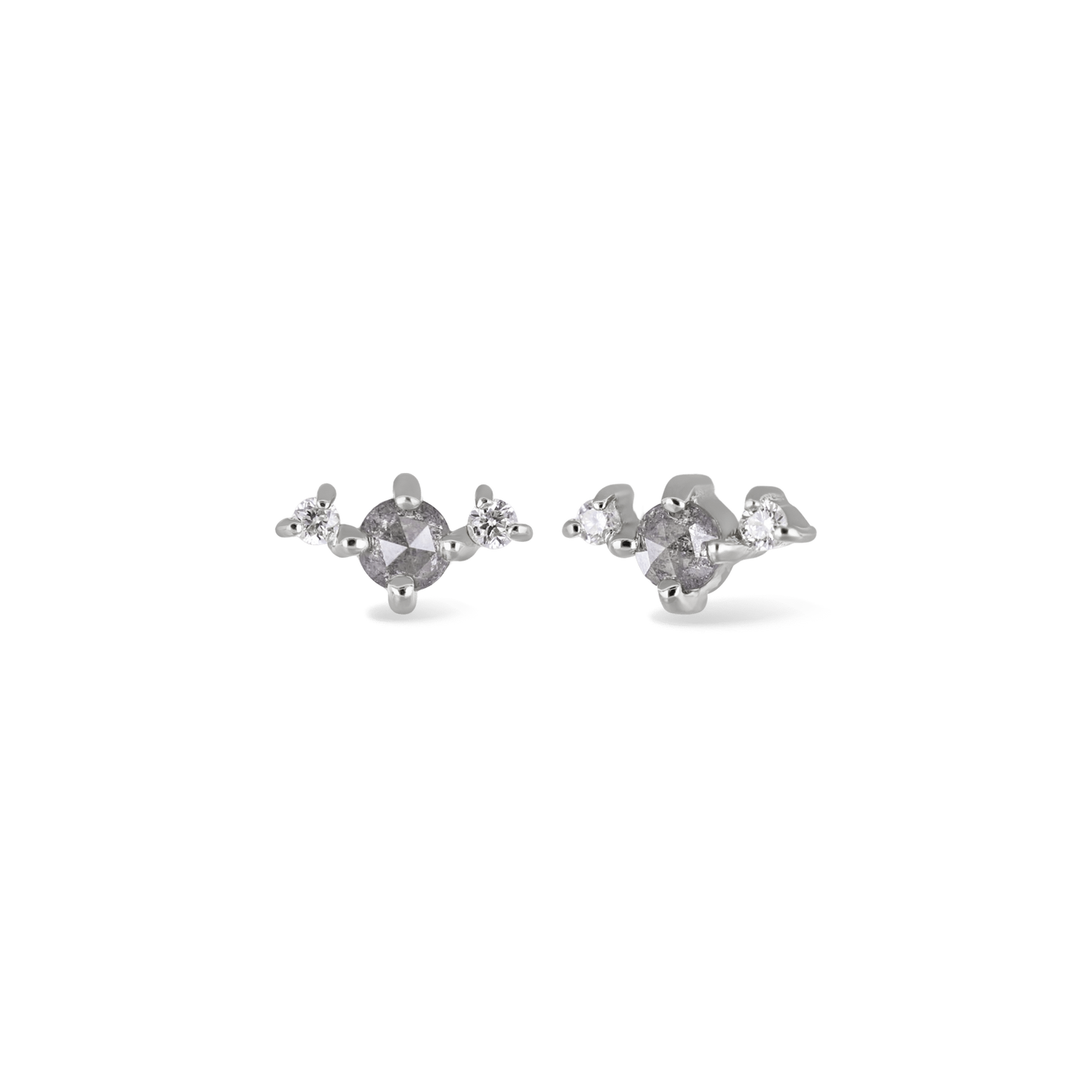 Astrid • Rose Cut Diamond Trio Threadless End