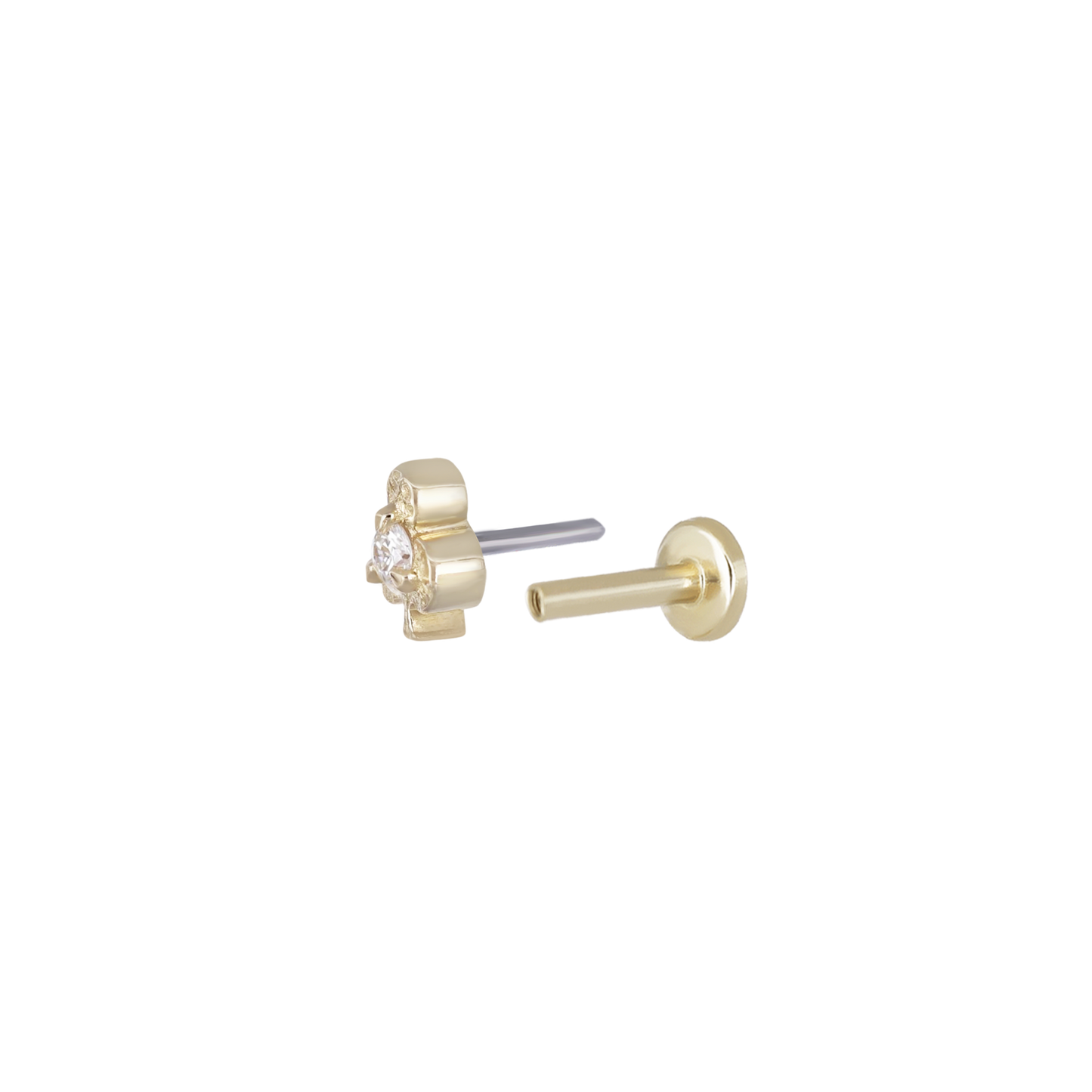 Club • Ace of Gems Flatback Stud
