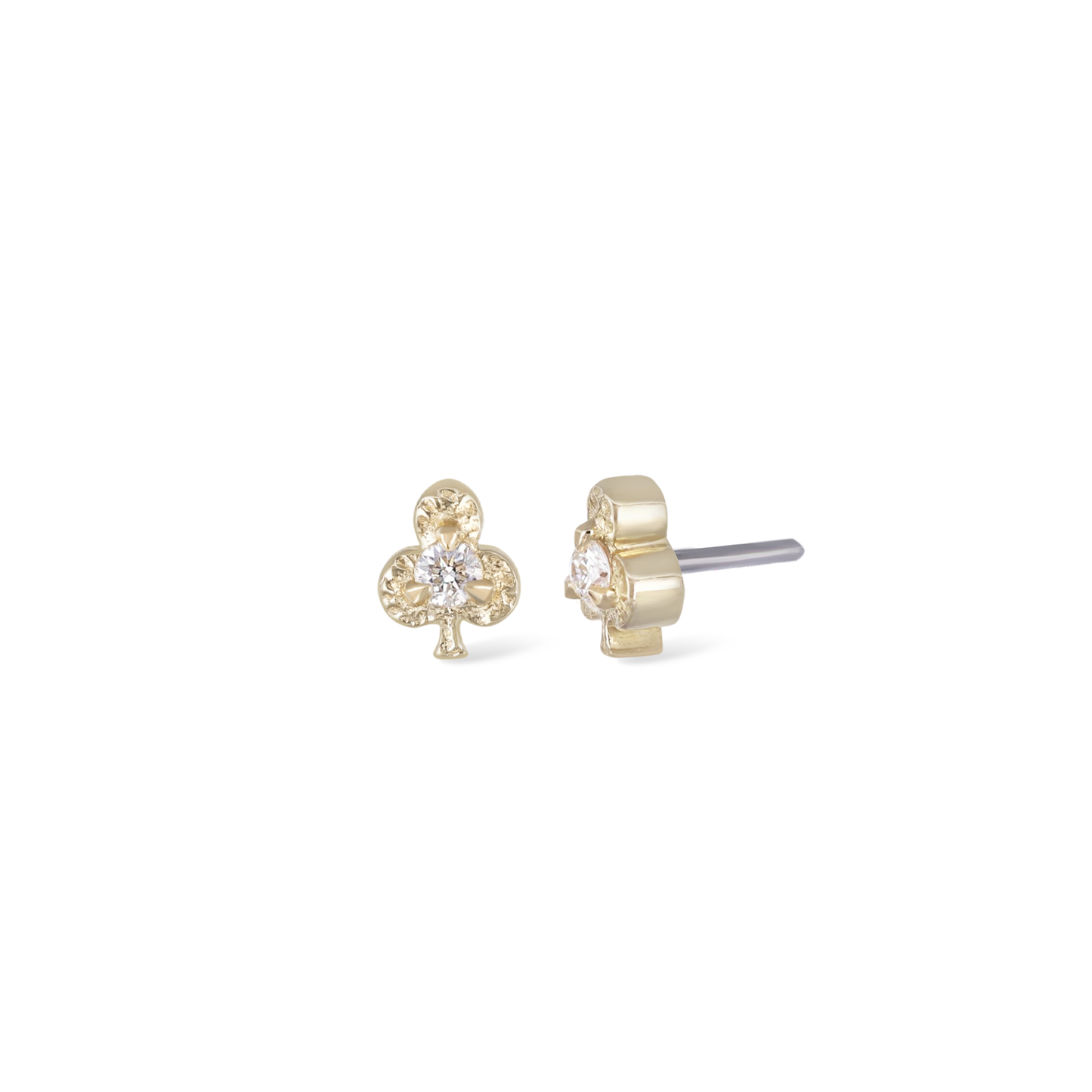 Club • Ace of Gems Flatback Stud