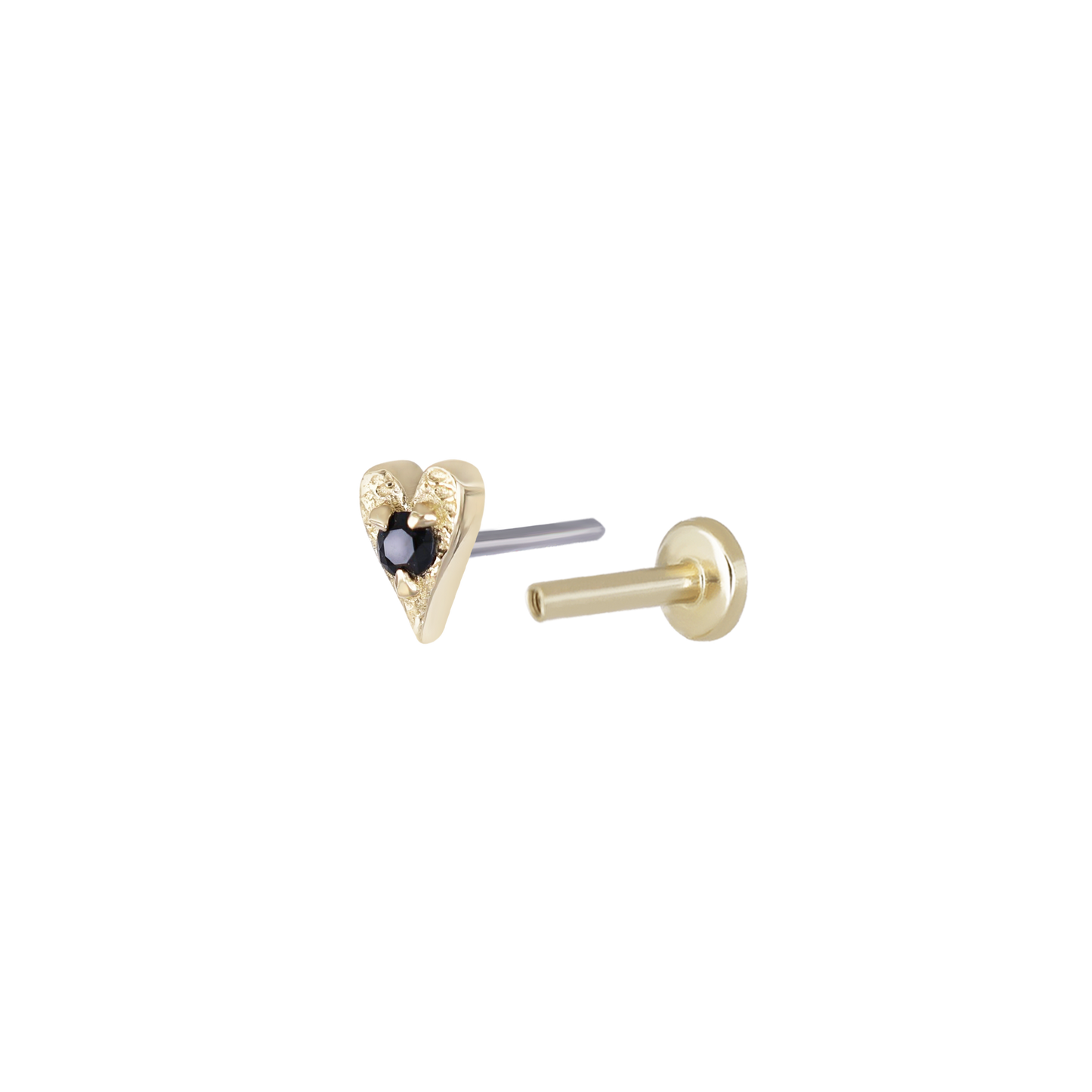 Heart • Ace of Gems Flatback Stud