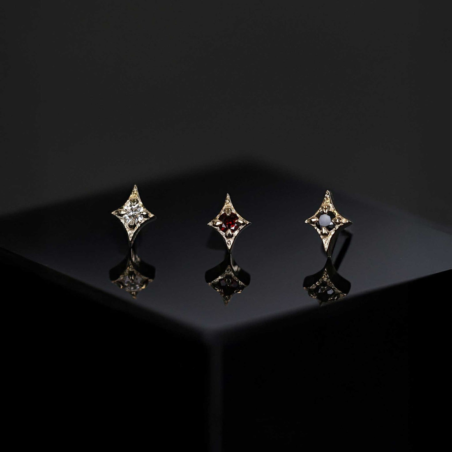 Diamond • Ace of Gems Flatback Stud