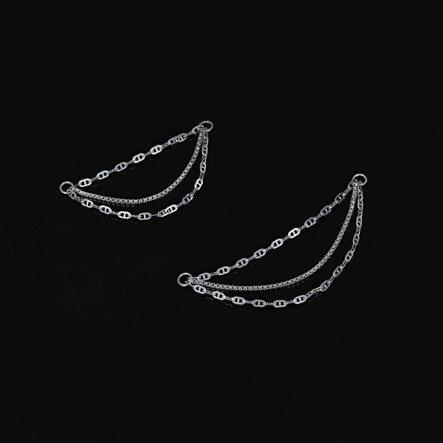 Miro • White Gold Mixed Chain Attachment