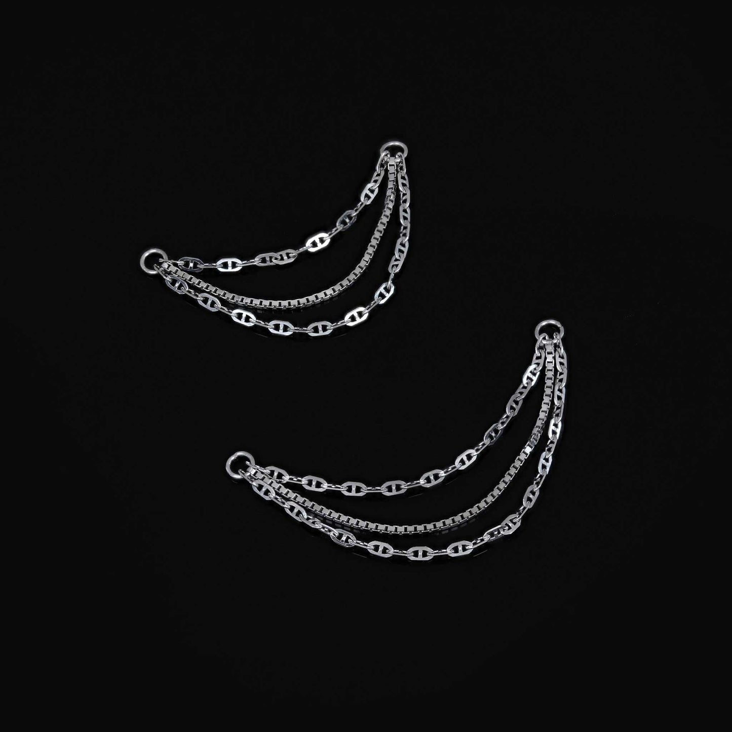 Miro • White Gold Mixed Chain Attachment