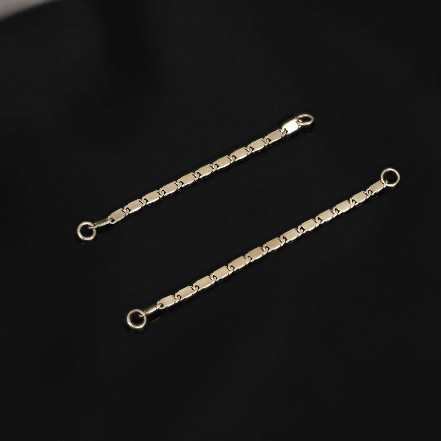 Dante • 14K Gold Single Flat Chain Attachment