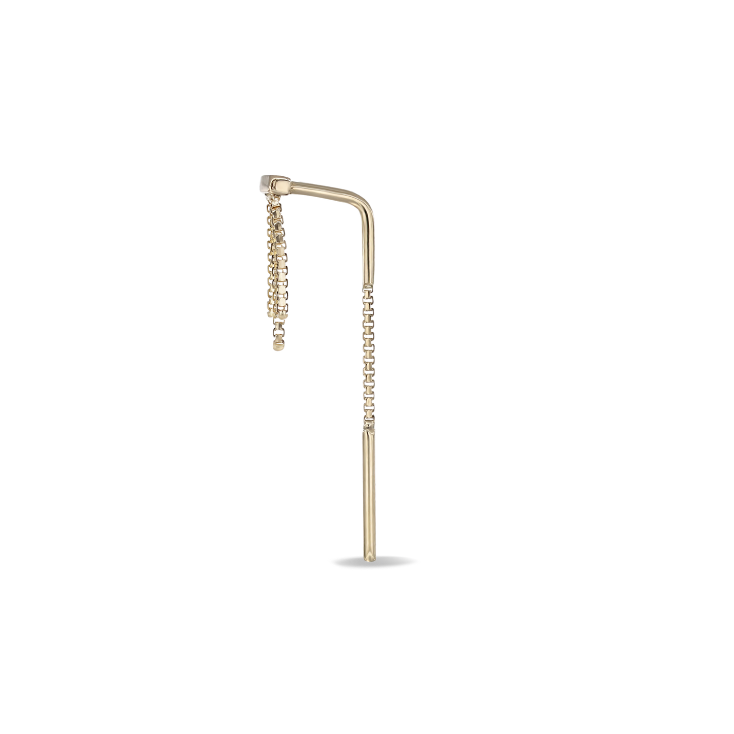 Cascade Arc Threader • Triple BrillCut Box Chains