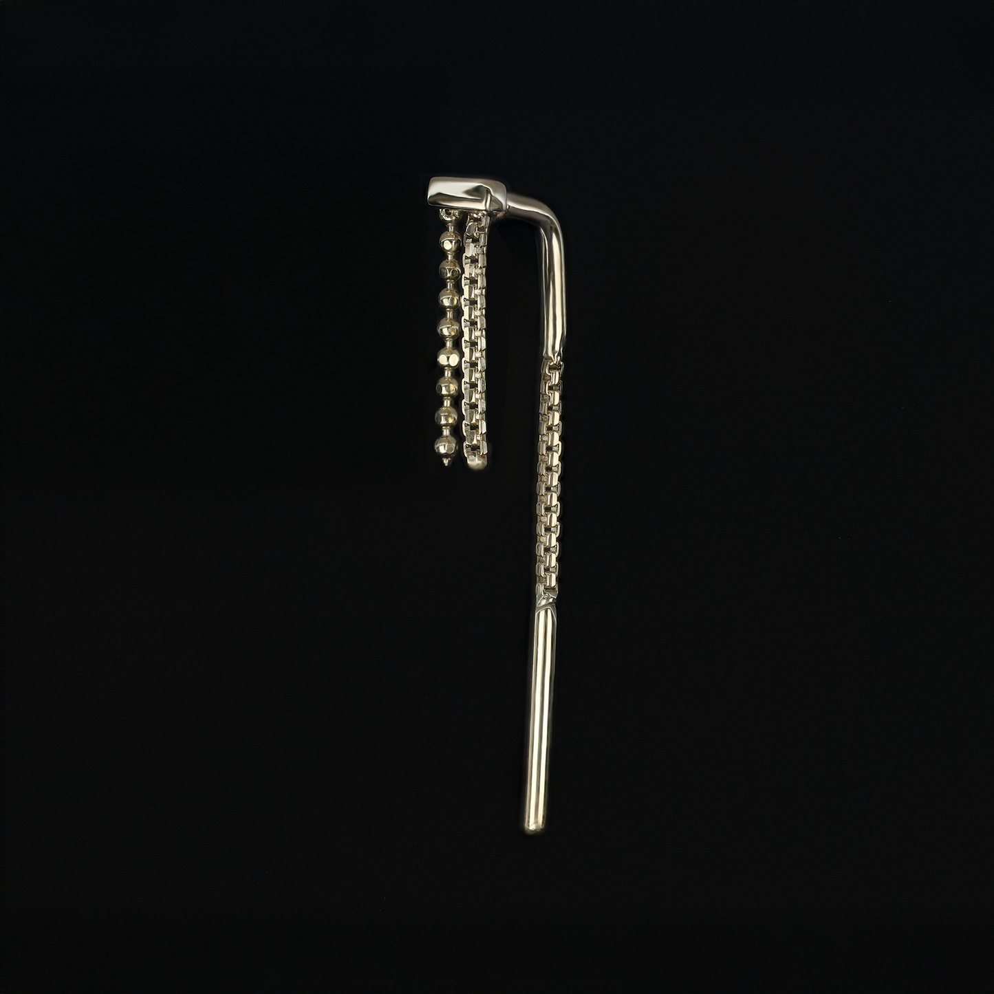 Cascade Arc Threader • Brillcut Box + Ball Chain