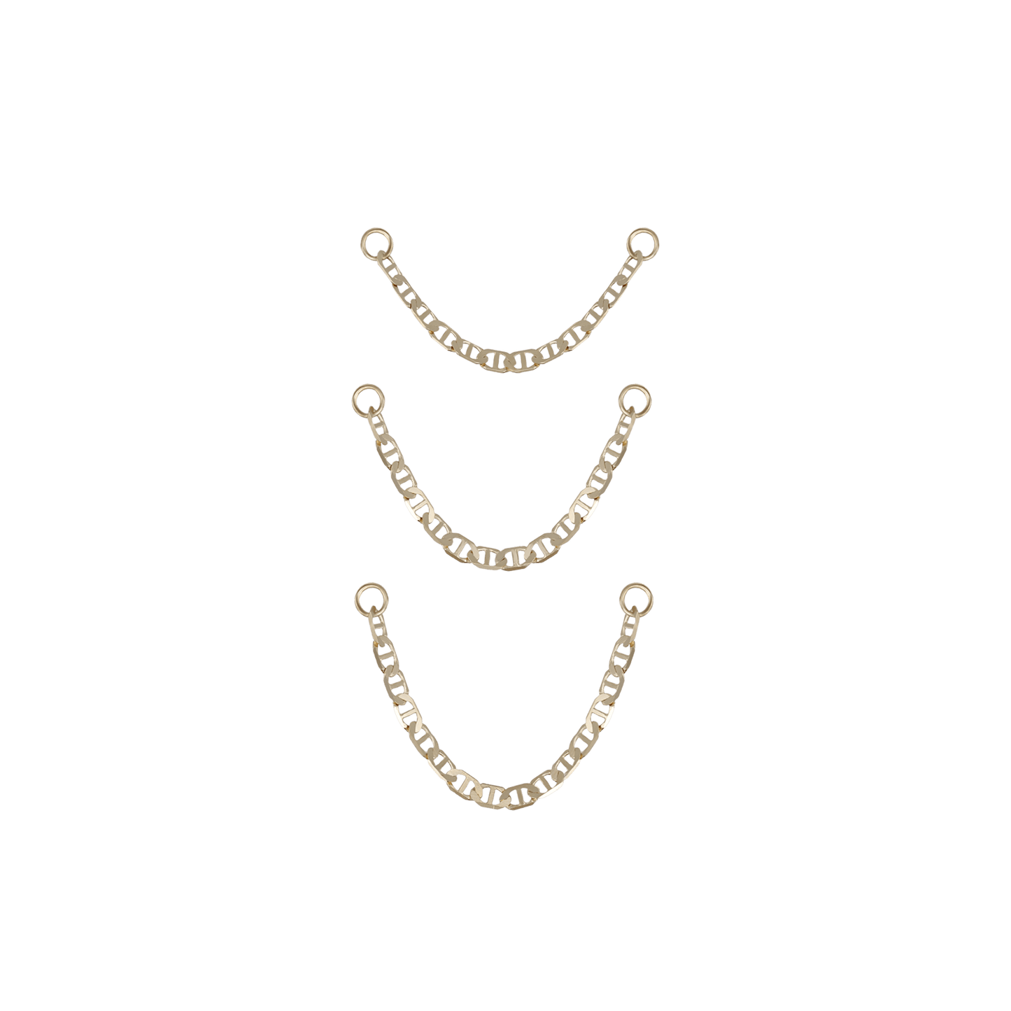 BEATTI Chain Attachments Canto • 14K Gold Single Chain Attachment Canto • 14K Gold Single Chain Attachment