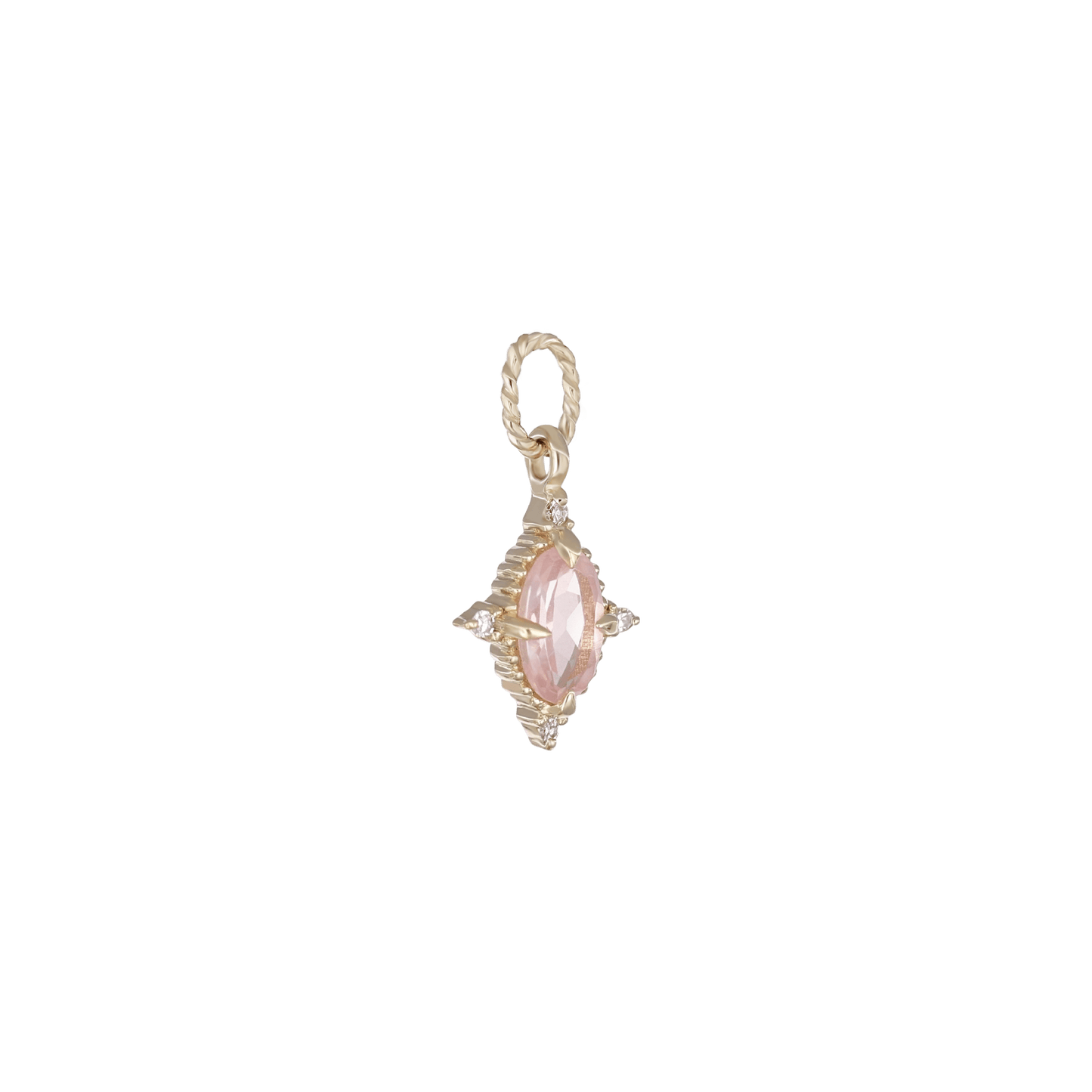 Charlotte • Gemstone Hoop Charm