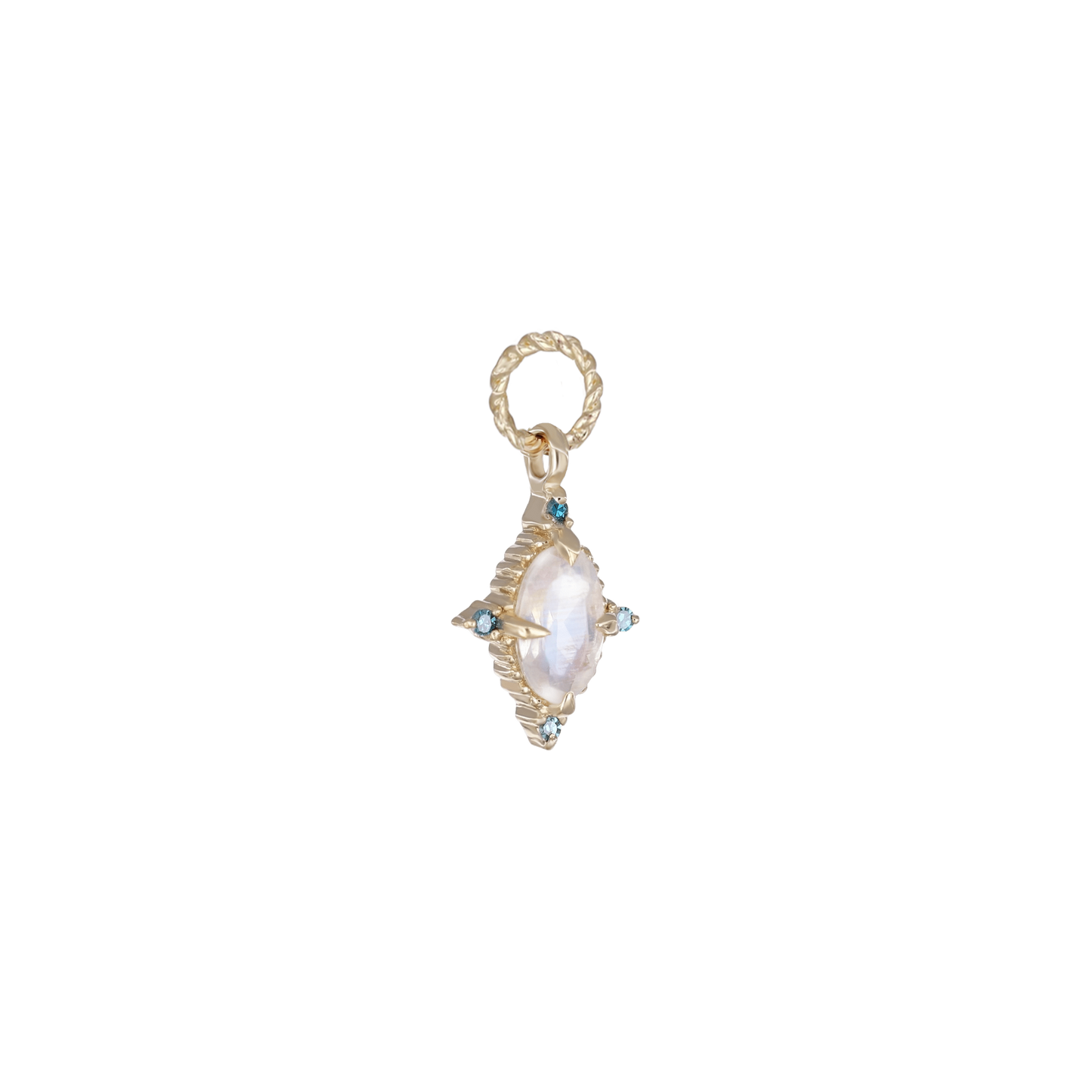 Charlotte • Gemstone Hoop Charm
