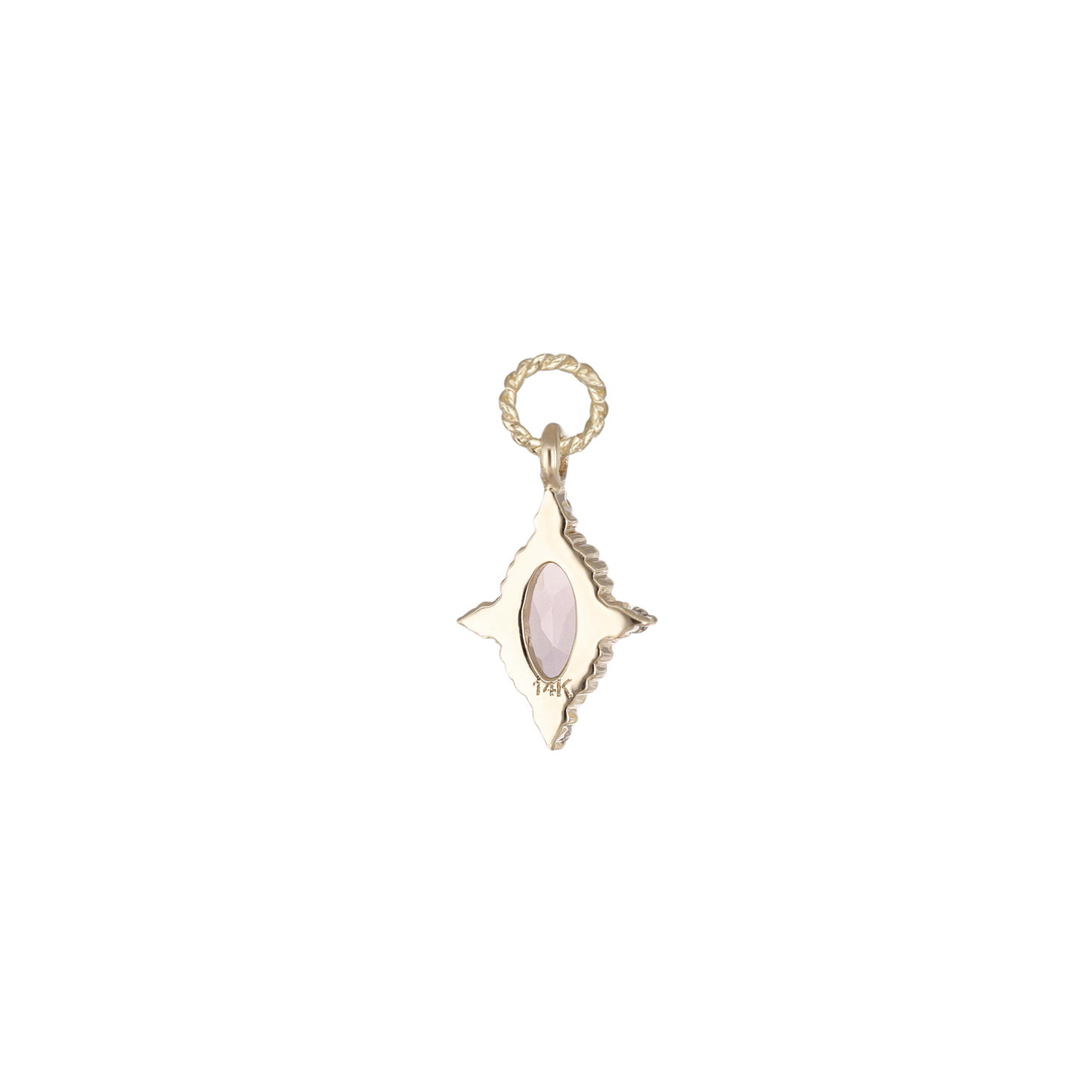 Charlotte • Gemstone Hoop Charm