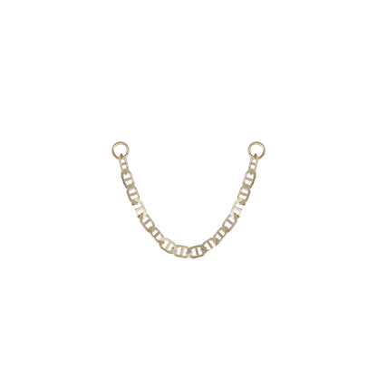 BEATTI Chain Attachments KOR_ 002 • 14K Gold Chain Attachment KOR_ 002 • 14K Gold Chain Attachment