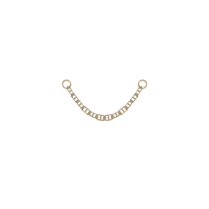 BEATTI Chain Attachments KOR_ 002 • 14K Gold Chain Attachment KOR_ 002 • 14K Gold Chain Attachment