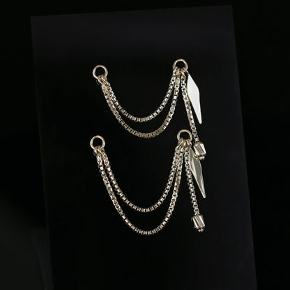 Brillcut Spike Charm Double Chain Attachment