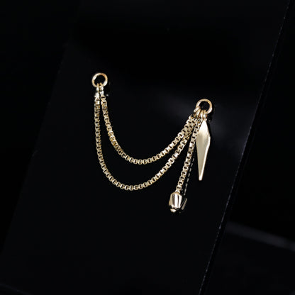 Brillcut Spike Charm Double Chain Attachment