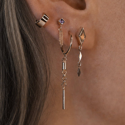 Vesper • Rhombus Drop Flat Back Stud