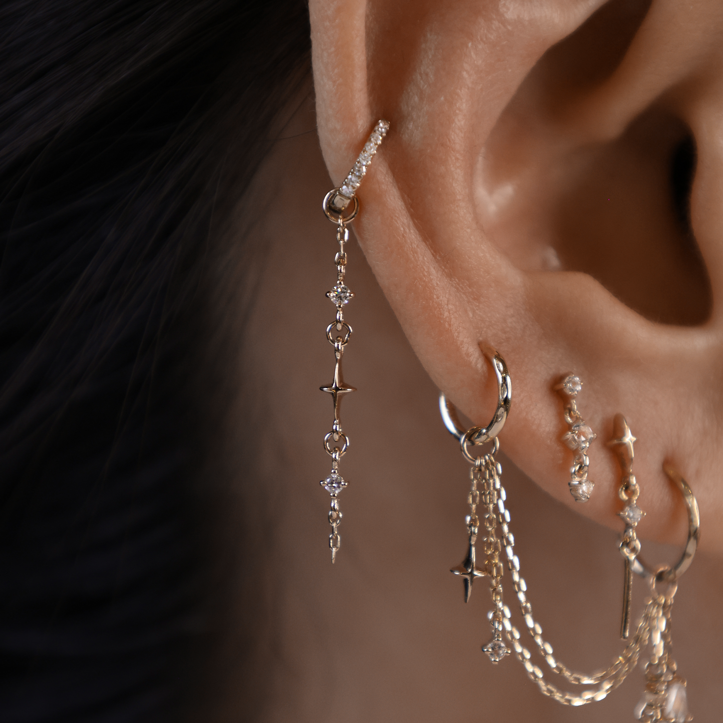 Nicole • Double Diamond Drop Charm