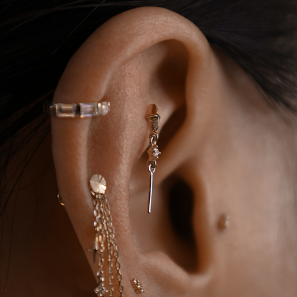 Roxane • Celestial Drop Flat Back Stud
