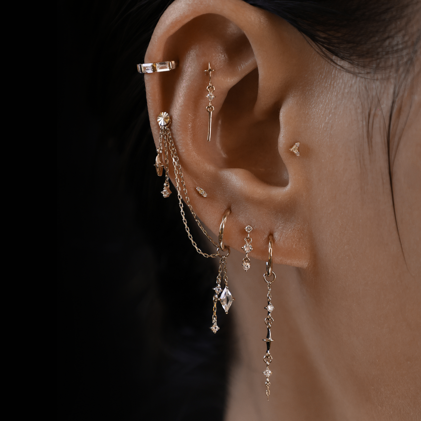 Nicole • Double Diamond Drop Charm