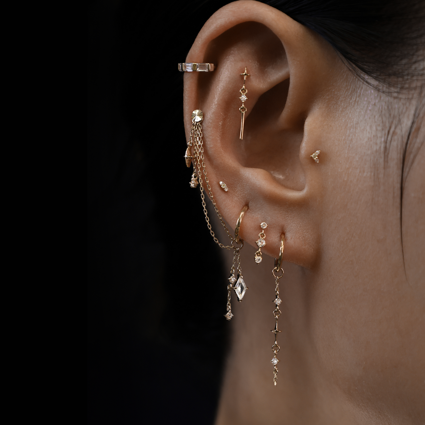 Julia • Celestial Draped Link Chain Attachment
