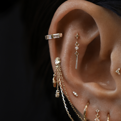 Roxane • Celestial Drop Flat Back Stud
