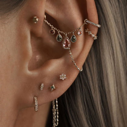 Miette • Micro Gemstone & Icy Diamond