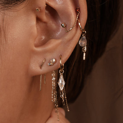 Nobel • Gemstone Tassel Charm