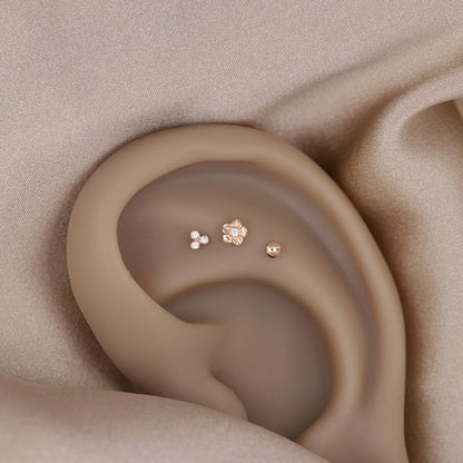 Petite Round Dome Threadless End