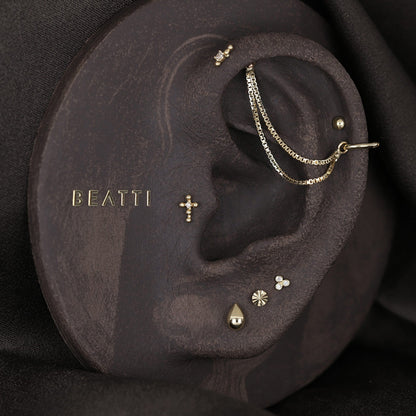 Petite Round Dome Threadless End