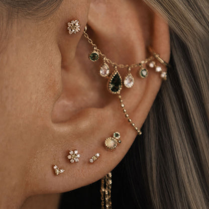 Miette • Micro Gemstone & Icy Diamond