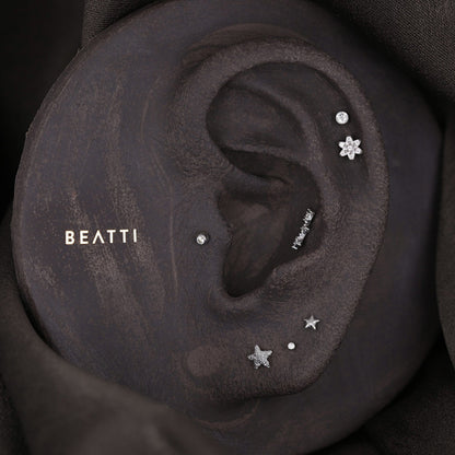 Star Sandblast Threadless End