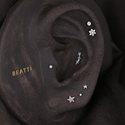 Star Sandblast Threadless End