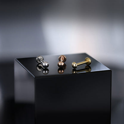 Petite Round Dome Threadless End