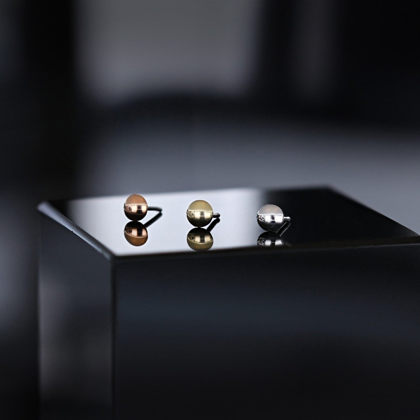 Petite Round Dome Threadless End